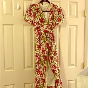 Wrap Spring Floral Dress